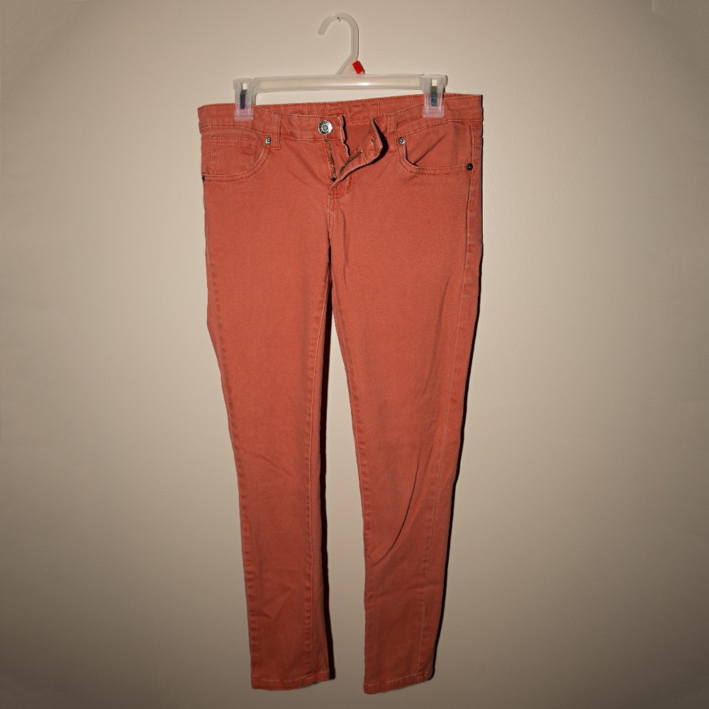 Orange Skinny Jeans